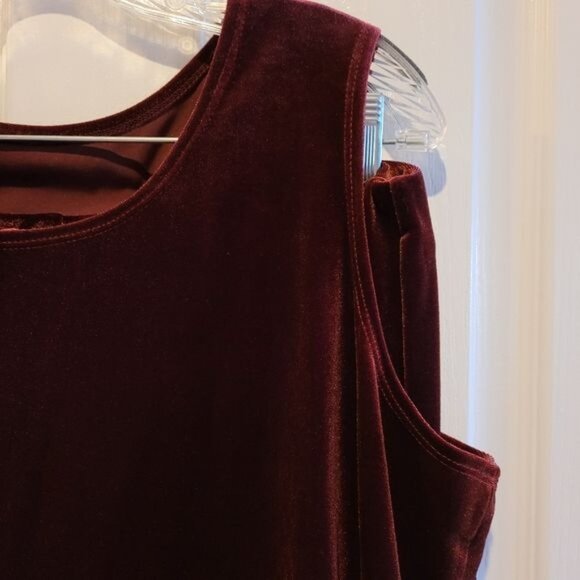 New Susan Graver jacket top pants Velvet XL party formal QVC - Picture 4 of 7